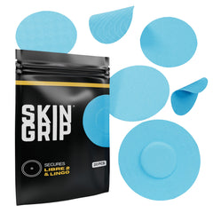 Skin Grip Freestyle Libre 2 sensor covers secure the CGM device for longer wear.