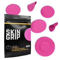 Skin Grip Freestyle Libre 3 pink patch packaging for quick use