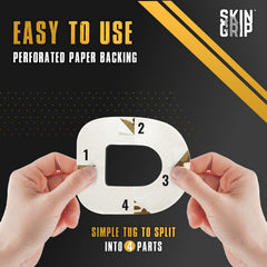 Skin Grip Insulet Patch latex-free material reduces irritation.