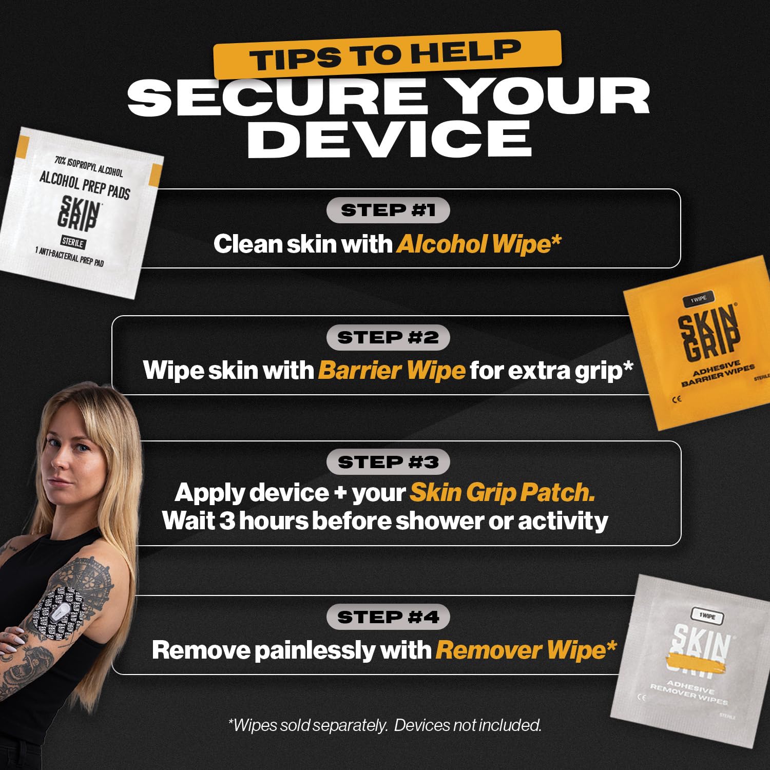 Skin Grip Insulet Patch high quality materials meet safety standards.