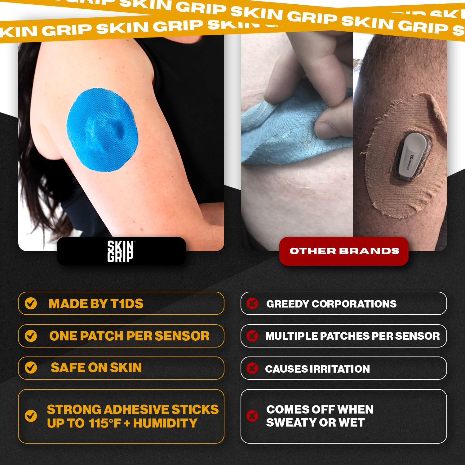 Latex-free hypoallergenic formula reduces irritation