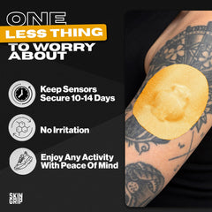 4-way stretch patch provides flexible coverage with movement