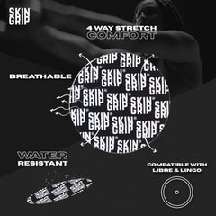 Skin Grip pre-cut patch demonstrates easy, skin-friendly fit for comfortable CGM wear