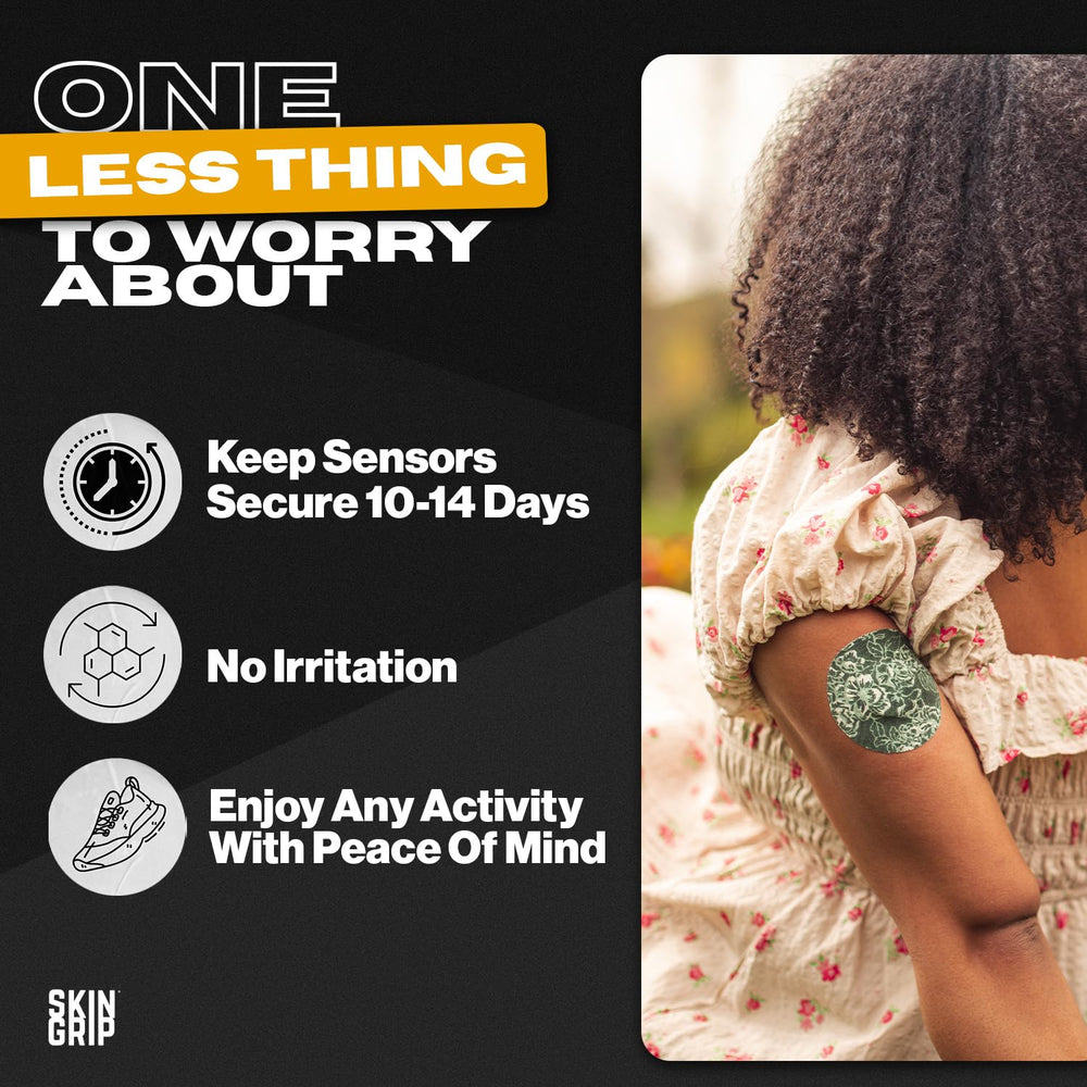 Skin Grip four-way stretch patch enables easy application and secure fit.