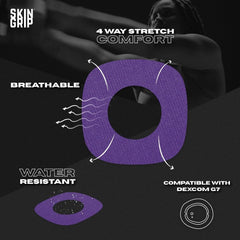 Skin Grip Stelo CGM patch compatibility provides reliable fit for continuous monitoring.