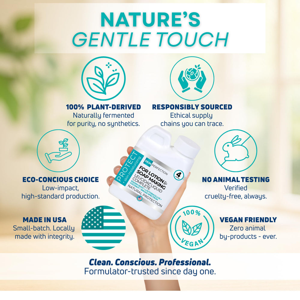 Skin Perfection Leucidal SF Max bottle close-up, illustrating natural broad-spectrum protection.