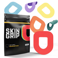Skin Grip Insulet Omnipod Patch Rainbow Pack securely adheres to skin during daily activities