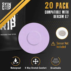 Skin Grip pastel colors pack enables discreet CGM wear.
