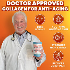 Skinny Coffee SuperBoost collagen powder pour captures a rich aroma and appetite support.