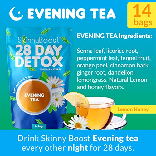 SkinnyBoost daytime tea cup brew with lemon mint aroma