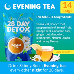 SkinnyBoost daytime tea cup brew with lemon mint aroma