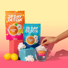 SkinnyBoost free fruit slice tumbler accompanies the kit, ideal for on-the-go hydration