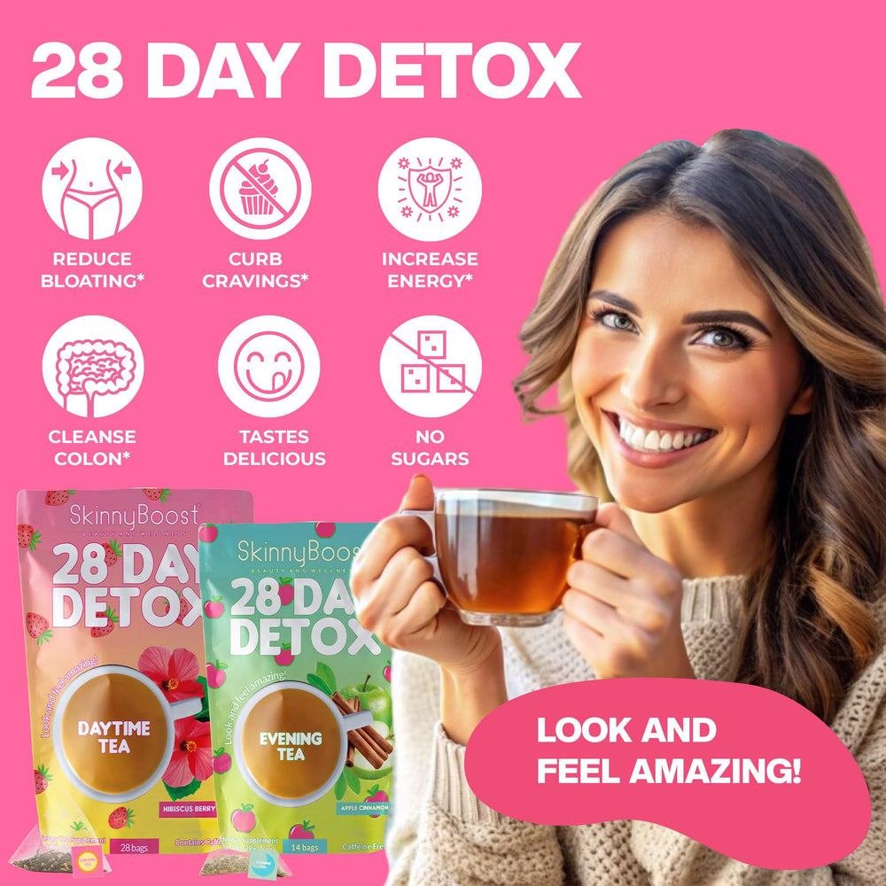 SkinnyBoost Hibiscus berry flavor tea with refreshing aroma
