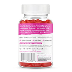 SkinnyFit gummies with fruit-ingredients offer flavorful, convenient supplementation.