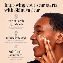 Skinuva growth factors close-up emphasizing advanced scar therapy potential