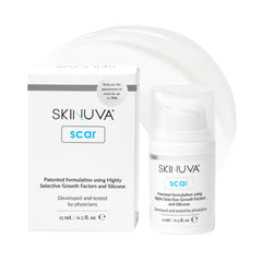 Skinuva next-gen scar cream bottle highlights targeted scar support