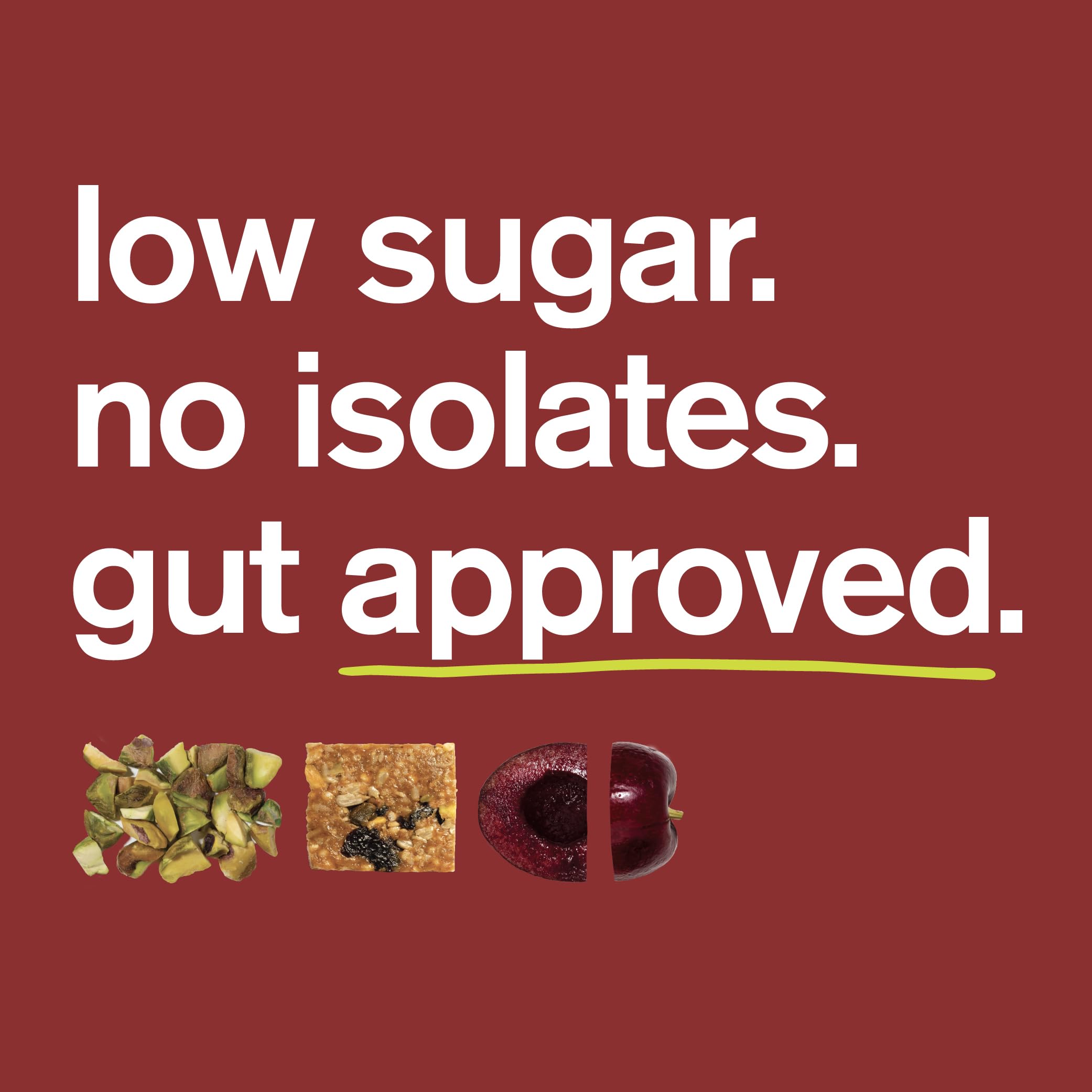 Skratch Labs Energy Bar Cherry Pistachio bite shot, rich filling