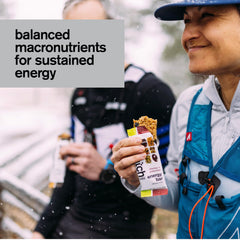 Skratch Labs Energy Bar lifestyle scene emphasizes clean ingredients and plant-based nourishment
