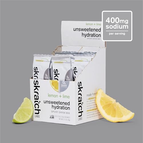 Skratch Labs Real fruta limón-lima, sabor natural sin endulzantes artificiales.