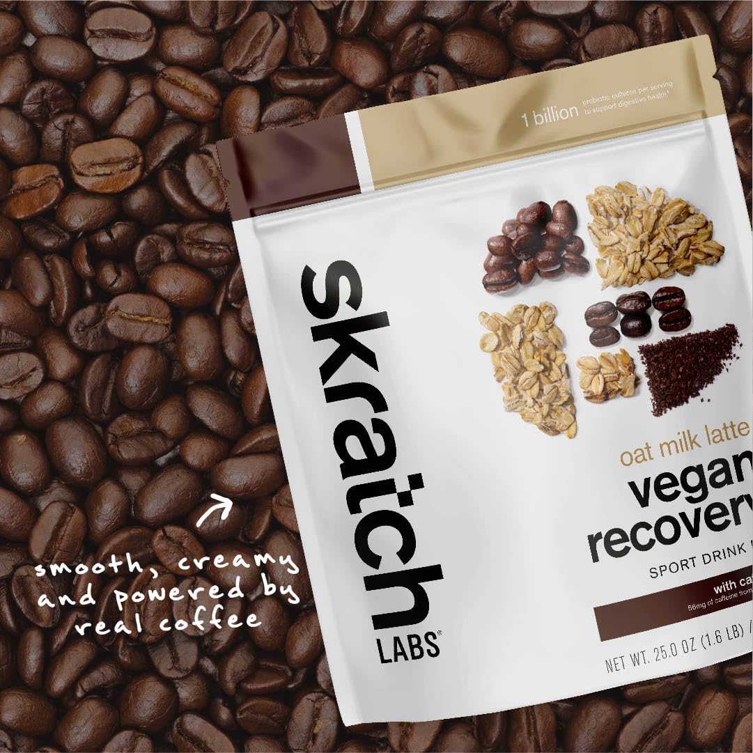 Skratch Labs Recovery Drink serving idea with oats and banana