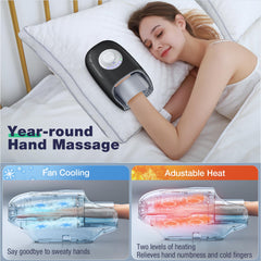 SKRFORM Hand Massager with two heating levels for warmth and relief.