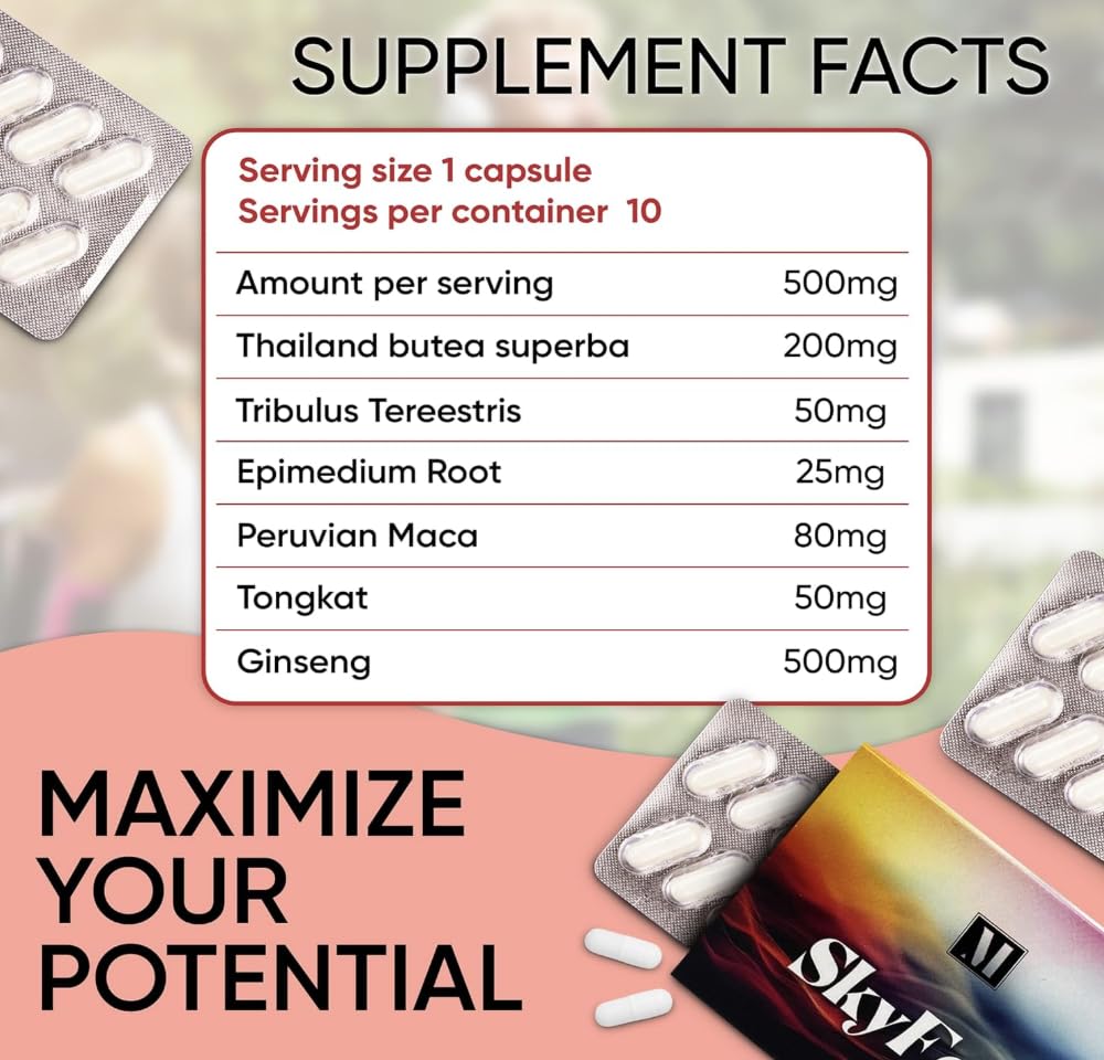 SkyFeel men wellness pill for active daily endurance