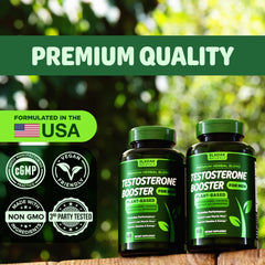 SLADAK NATURALS testosterone booster in gym setting suggesting enhanced workouts.