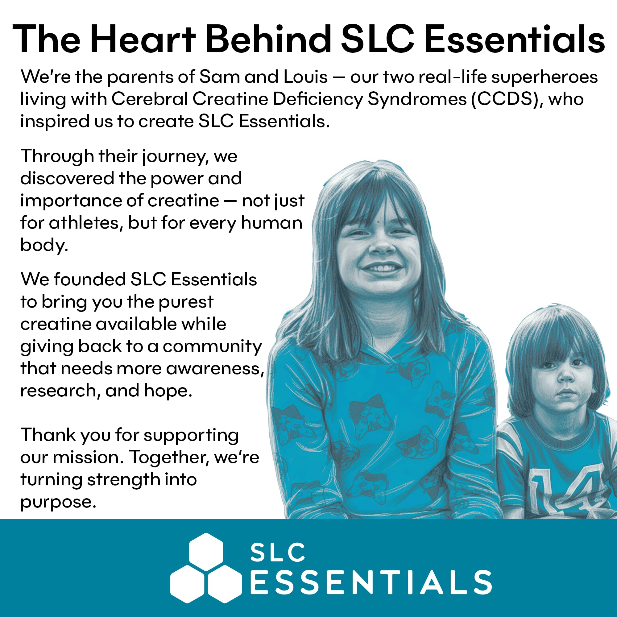 SLC Essentials Creatine Monohydrate powder ready for workouts and recovery