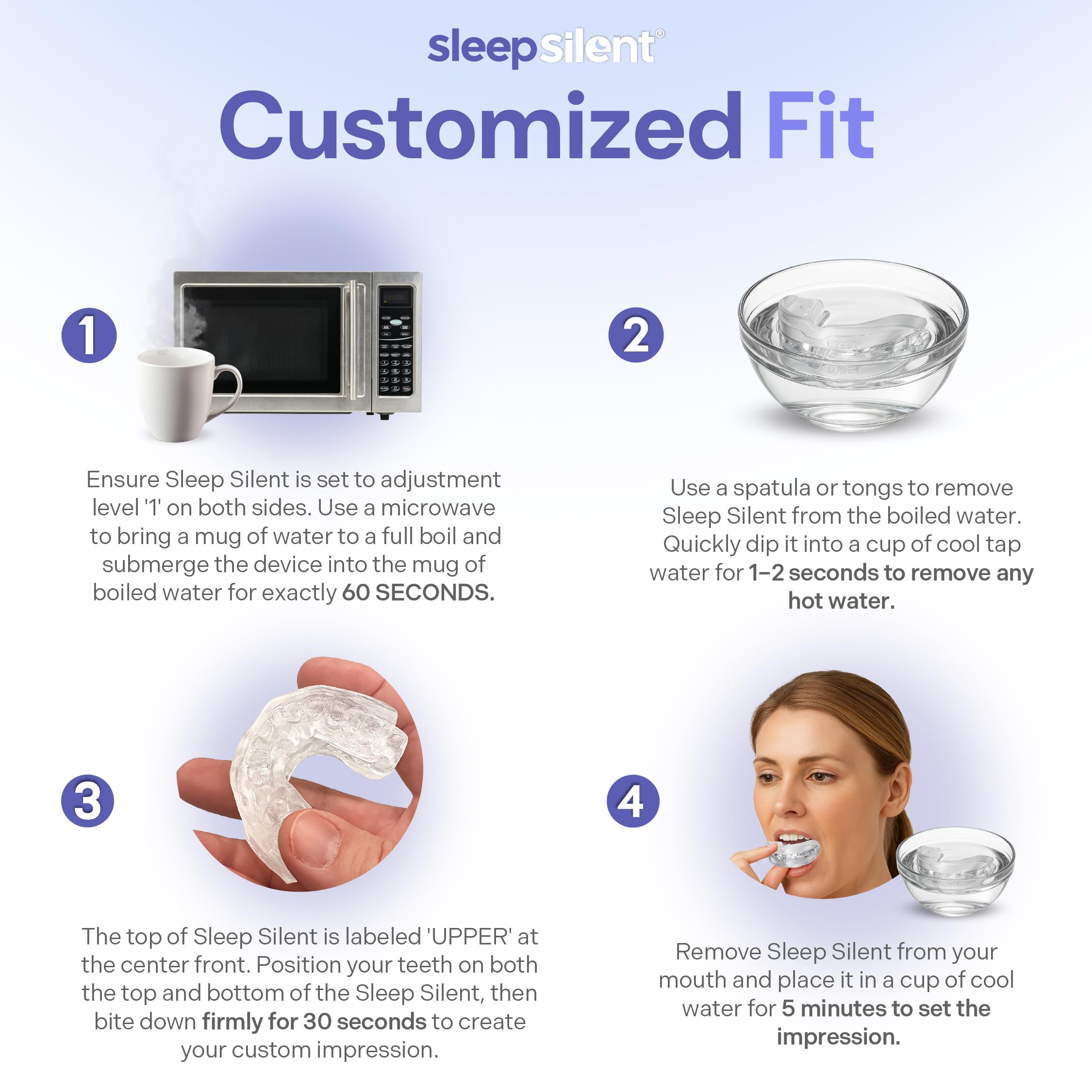 Sleep Silent boil-and-bite setup demonstrates personalized fit