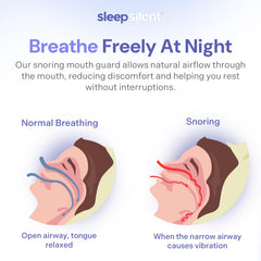 Sleep Silent firm chassis with soft inner layer supports quiet snoring relief