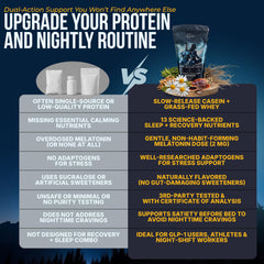 Sleeptein GLP-1 friendly nighttime protein option for mindful nutrition
