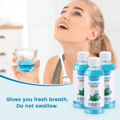 SLequipo non-alcohol mouthwash 80ml gentle cleanse for sensitive mouths