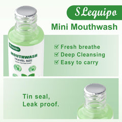 SLequipo pocket-size mouthwash set keeps you prepared for business trips.