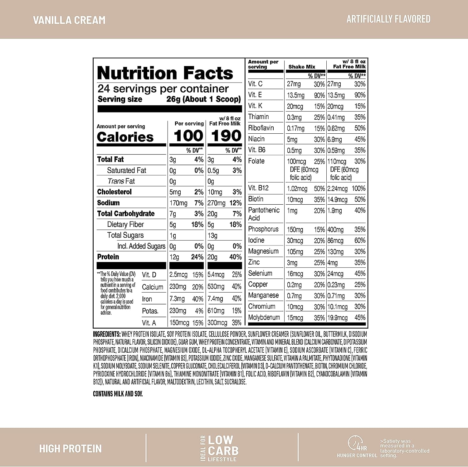 SlimFast-24-vitamins-minerals-blend powder supports daily nutrition.