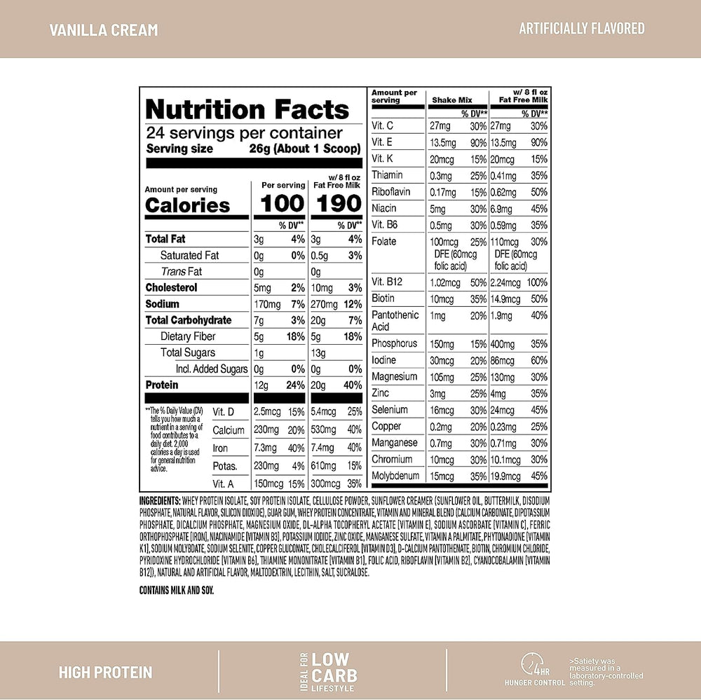 SlimFast-24-vitamins-minerals-blend powder supports daily nutrition.