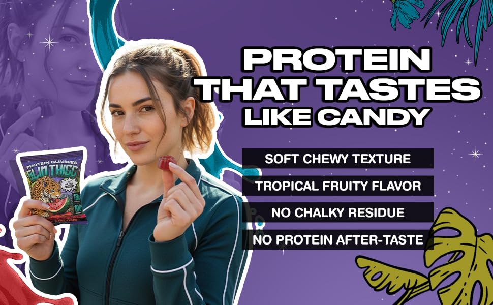 SlimThicc non-GMO badge signals clean ingredients and trusted quality.
