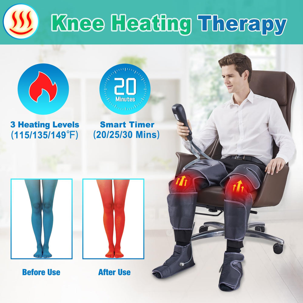 Slothmore leg massager offers four modes and four intensities