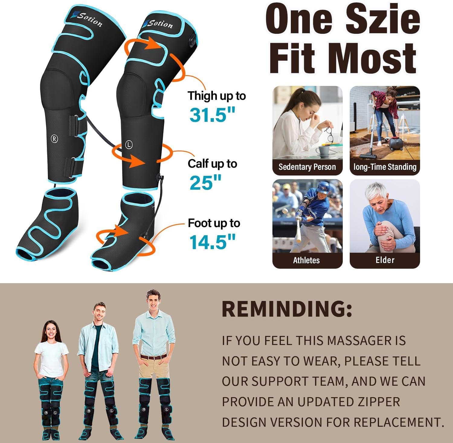 SLOTHMORE leg massager is a gift ready for mom or dad.