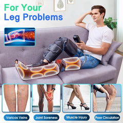 Slothmore leg massager supports knee therapy with targeted compression