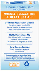 Slow-Mag calcium support visual showing bones and teeth imagery