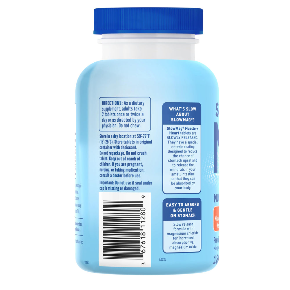 Slow-Mag daily-use routine image suggests consistent supplementation benefits.