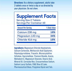 Slow-Mag magnesium absorption contrast with oxide label or graphic