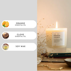 Wick detail underscores cotton wick design for steady fragrance release.