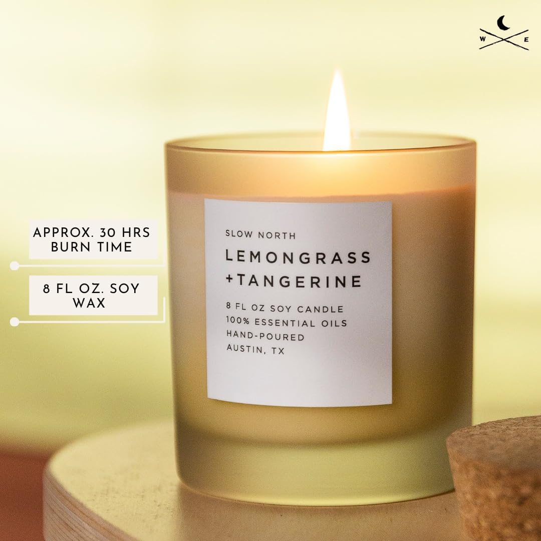 Slow North reusable frosted jar adds style while releasing spring-inspired fragrance.