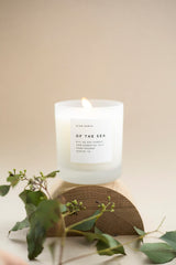 Slow North Sea Candle uses petroleum-free soy wax for pure fragrance.