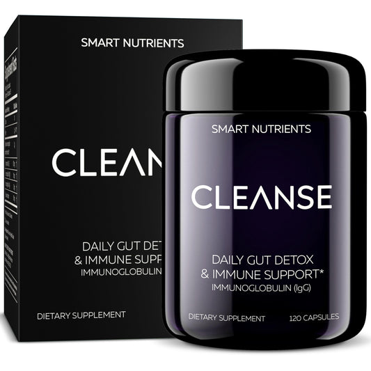 Smart Nutrients CLEANSE bottle front with Limited Edition design for daily immune support.