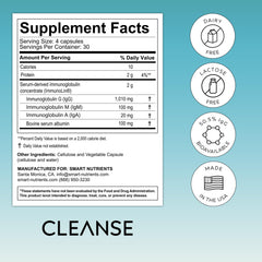 Smart Nutrients CLEANSE ingredients panel reveals dairy-free, allergen-conscious blend