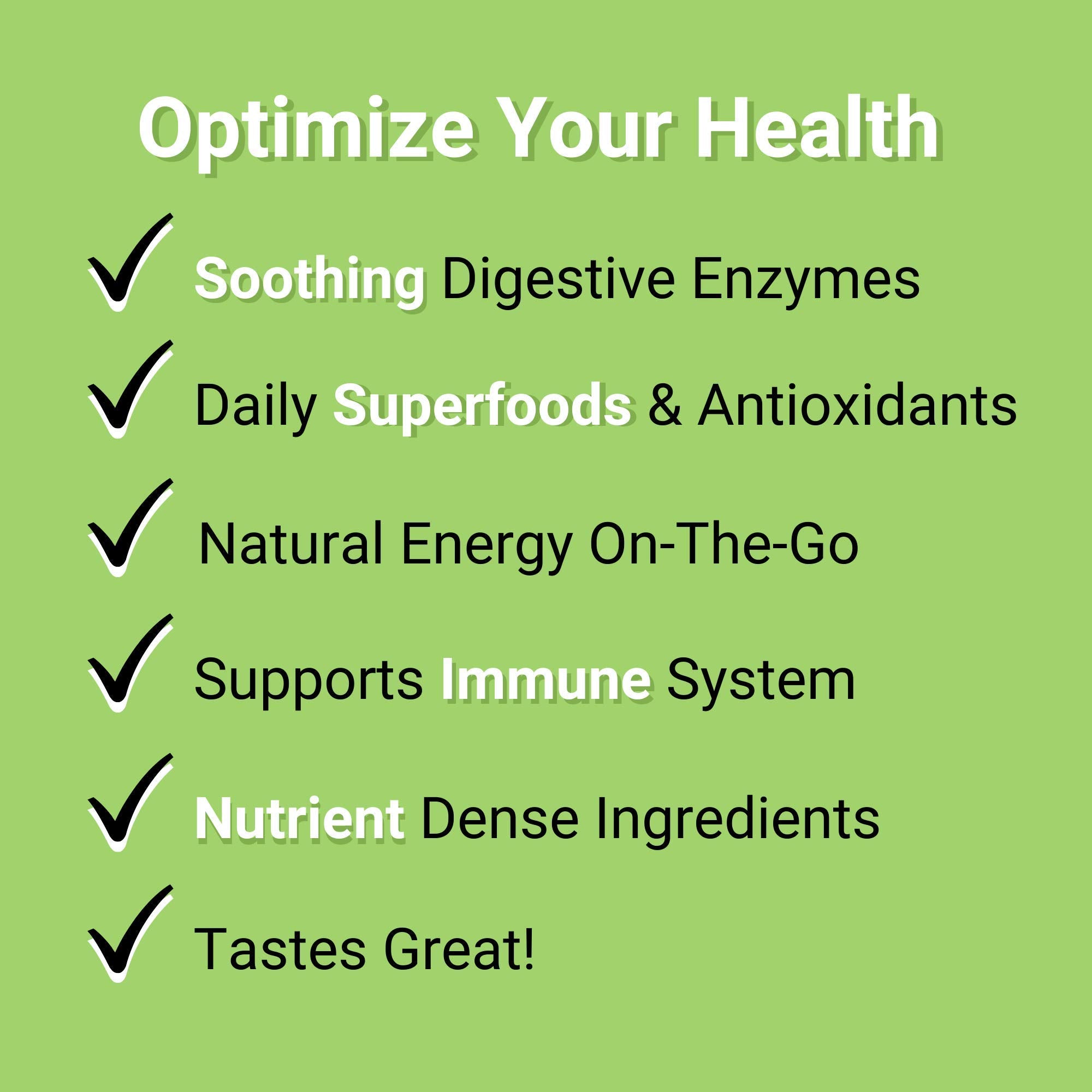 SMART Pressed greens scoop beside the canister, convenient daily veggie intake.