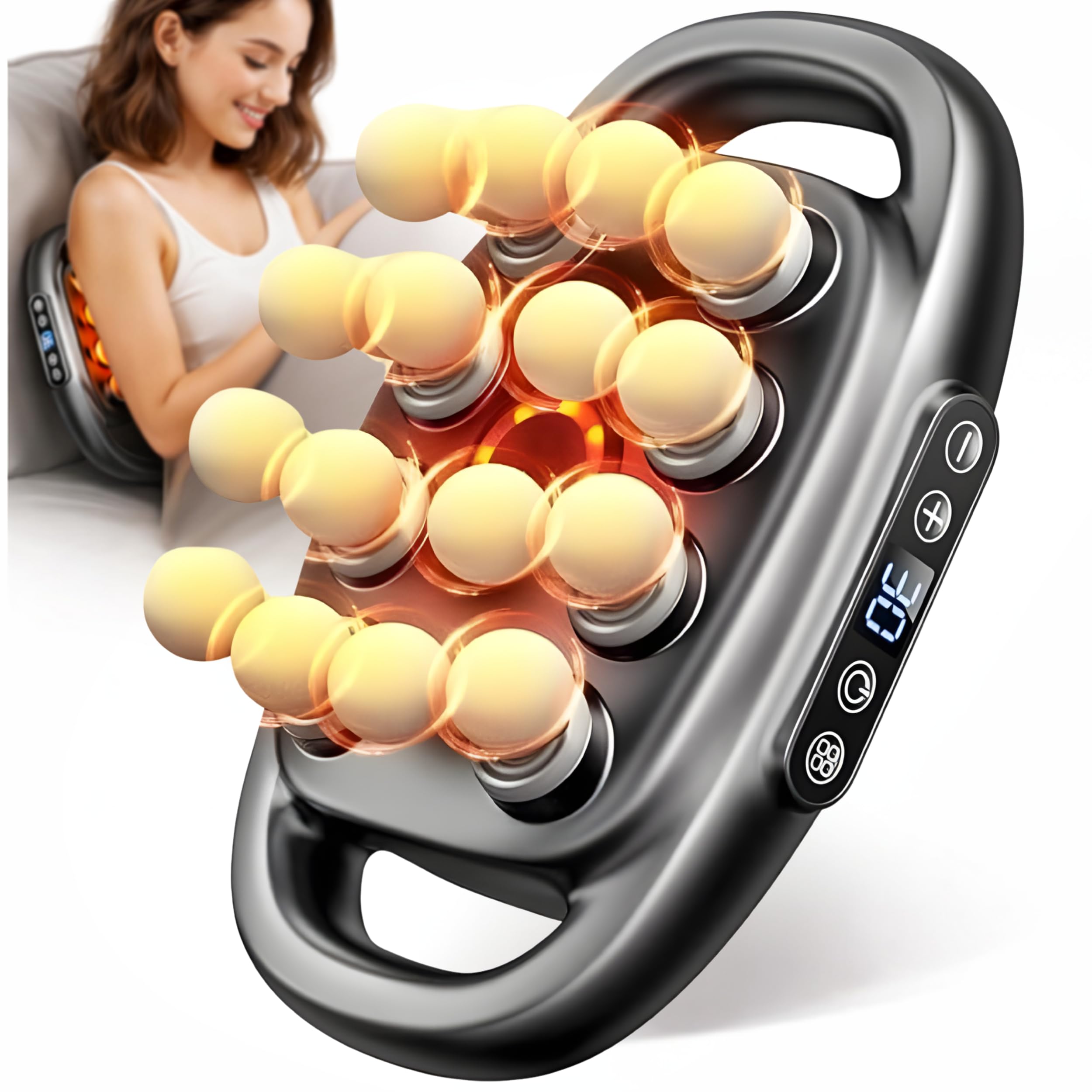 SMART SLOPPY 16-head massager front view for full-body relief.