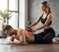 SMART SLOPPY massager heat feature delivering soothing warmth.